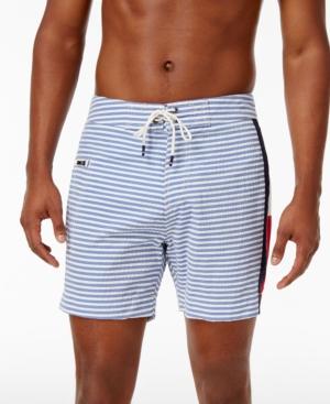 Tommy Hilfiger Men's Striped Foothill Board Shorts