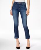 Kut From The Kloth Cropped Straight-leg Hard Working Wash Jeans