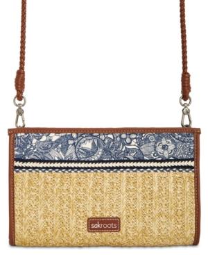 Sakroots Roma Straw Crossbody