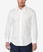 Cubavera Men's Linen Embroidered Long-sleeve Shirt