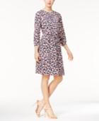 Nine West Floral-print Blouson Dress