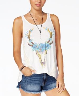 American Rag Juniors' Graphic-print Tank Top, Created For Macy's