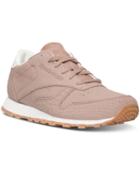 Reebok Women's Classic Leather Clean Exotics Casual Sneakers From Finish Line
