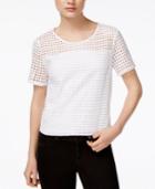 Bar Iii Perforated Top, Only At Macy's