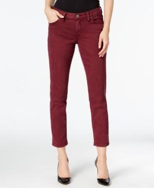 Jag Petite Penelope Cropped Elderberry Wash Skinny Jeans