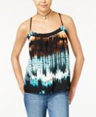 Jessica Simpson Minette Printed Crisscross-strap Tank Top