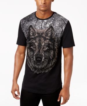 Reason Men's Beaded Wolf T-shirt