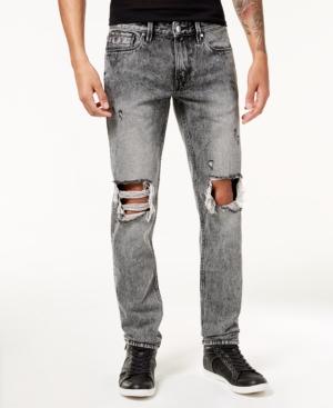 Guess Men's Slim Tapered Fit Destroyed Jeans