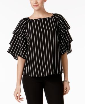 Charter Club Tiered-sleeve Top, Created For Macy's