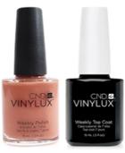 Creative Nail Design Vinylux Clay Canyon Nail Polish & Top Coat (two Items), 0.5-oz, From Purebeauty Salon & Spa