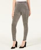 Ultra Flirt By Ikeddi Juniors' Shine Tuxedo Leggings