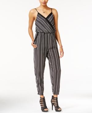 Bar Iii Printed Surplice Jumpsuit, Only At Macy's