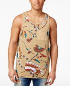 Guess Men's Roth Feathers Graphic-print Cotton Pocket Tank
