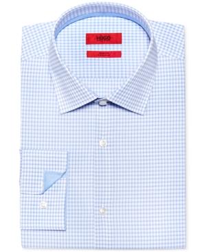 Hugo Boss Men's Fitted Check Dress Shirt