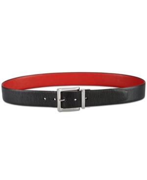 Dkny Textured-to-smooth Reversible Belt, Created For Macy's