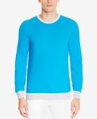 Boss Men's Slim-fit Colorblocked Italian Cotton Sweater