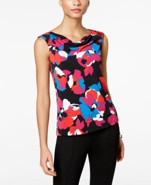 Kasper Floral-print Shell