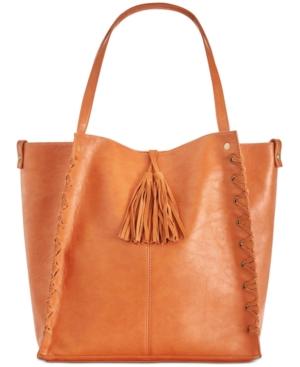 Inc International Concepts Venice Whipstitch Tote With Removable Pouch, Created For Macy's
