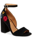 Nanette By Nanette Lepore Martina Embroidered Dress Sandals Women's Shoes