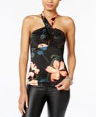 Guess Kadia Floral-print Halter Top
