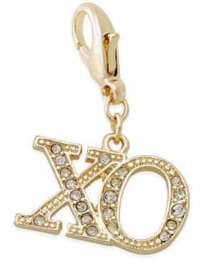 Thalia Sodi Gold-tone Xo Clip-on Charm, Only At Macy's