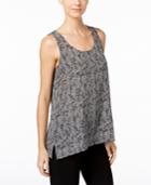 Eileen Fisher Silk Printed Shell, A Macy's Exclusive