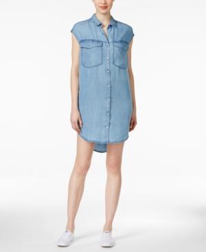 Calvin Klein Jeans Denim Sleeveless Shirtdress