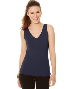 Inc International Concepts Petite V-neck Top, Only At Macy's