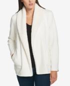 Tommy Hilfiger Fleece-trim Cardigan, Created For Macy's