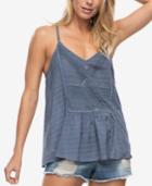 Roxy Juniors' Cotton Embroidered Racerback Tunic