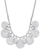Charter Club Silver-tone Round Charm Necklace, Only At Macy's