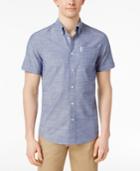 Ben Sherman Men's Classic Fit Chambray Short Sleeve Shirt