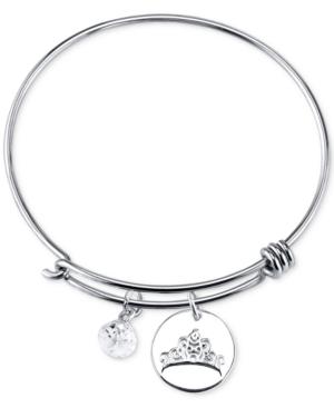 Disney Dreams Charm Bangle Bracelet In Sterling Silver