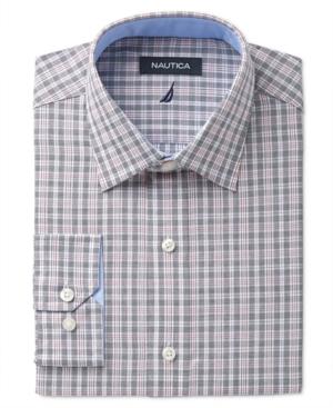 Nautica Men's Classic-fit Multicolor Check Dress Shirt