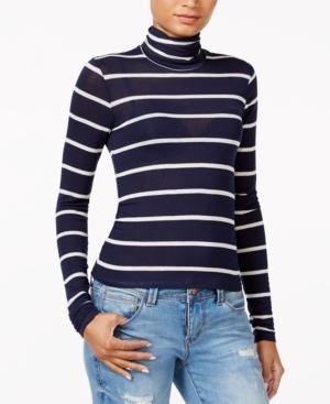 Chelsea Sky Striped Turtleneck, Only At Macy's