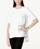 Vince Camuto Elbow-sleeve High-low Blouse
