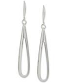 Robert Lee Morris Soho Silver-tone Cut Out Drop Earrings