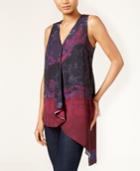 Rachel Rachel Roy Draped Asymmetrrical Top