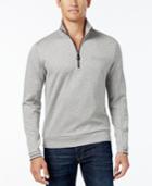 Hugo Boss Green Men's Parthenon Quarter-zip Sweater