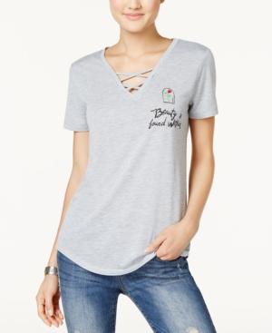 Hybrid Juniors' Beauty Within Graphic T-shirt