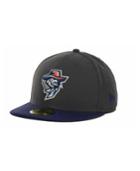New Era Utep Miners 2-tone Graphite And Team Color 59fifty Cap