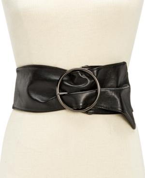 Steve Madden Round-buckle Sash Belt