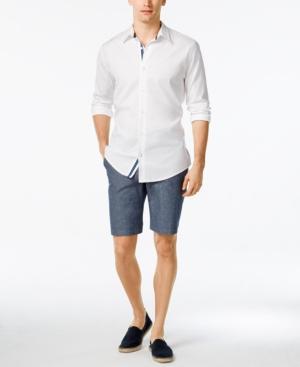 Ryan Seacrest Distinction Rio Collection Men's Chambray Shorts, Only At Macy's