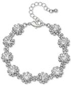 Jewel Badgley Mischka Crystal Cluster Link Bracelet