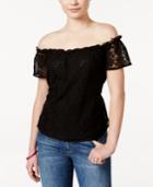 American Rag Off-the-shoulder Lace Top, Only At Macy's
