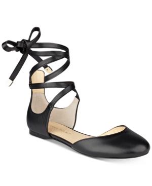 Ivanka Trump Elise Leather Ballet Flats Women's Shoes