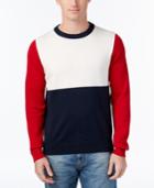Tommy Hilfiger Men's Colorblocked Crew-neck Sweater