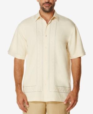 Cubavera Men's Grid Short-sleeve Shirt