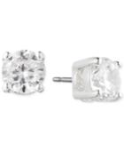 Lonna & Lilly Silver-tone Crystal Stud Earrings
