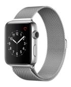 Apple Watch Series 2 42mm Stainless Steel Case With Silver-tone Milanese Loop